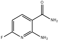 2-AMINO-6-FLUORONICOTINAMIDE 结构式