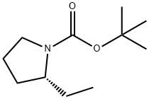 R-N-BOC-2-乙基吡咯 结构式