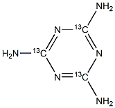 三聚氰胺-13C3 结构式