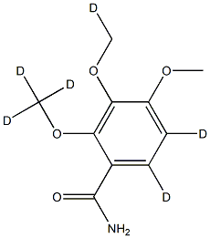 TriMethoxybenzaMide-D6 结构式