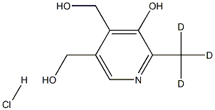 盐酸吡哆醇D3 结构式