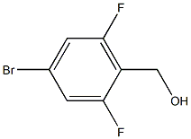 4-溴-2,6-二氟苄醇 结构式