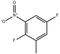 2,5-二氟-3-硝基甲苯 结构式