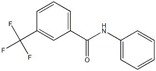 N-苯-3-(三氟甲基)苯甲酰胺 结构式