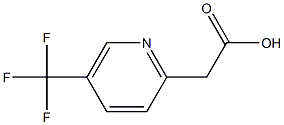 5-三氟甲基吡啶-2-乙酸 结构式