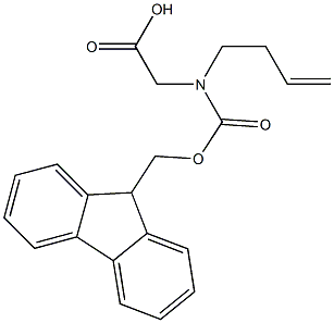 FMOC-L-HOMOALLYLGLYCINE 结构式