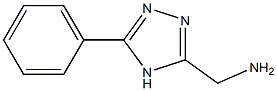 (5-PHENYL-4H-1,2,4-TRIAZOL-3-YL)METHANAMINE 结构式