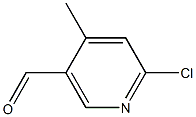 6-CHLORO-4-METHYL NICOTINALDEHYDE 结构式