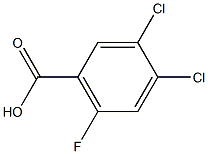 3,4-二氯-6-氟苯甲酸 结构式