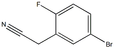 5-溴-2-氟苯乙腈 结构式