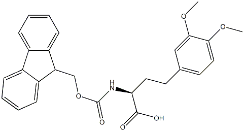 FMoc-L-3,4-diMethoxy-hoMophenylalanine 结构式