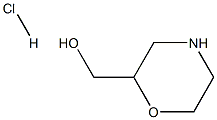 Morpholin-2-ylMethanol hydrochloride 结构式