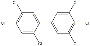 2,3',4,4',5,5'-Hexachlorobiphenyl Solution 结构式