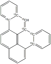 1.2:4.5-Dibenzpyrene  (13C6) Solution 结构式