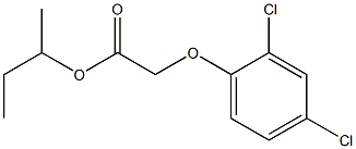 2.4-D sec-butyl ester Solution 结构式