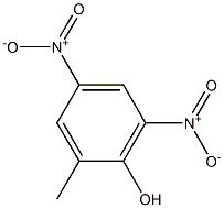 4.6-Dinitro-o-cresol Solution 结构式