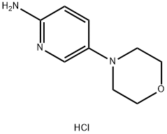 2-氨基-5-(4-吗啉基)吡啶盐酸盐 结构式