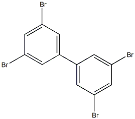 3,3',5,5'-Tetrabromobiphenyl 100 μg/mL in Hexane 结构式
