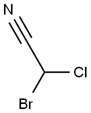 Bromochloroacetonitrile 1000 μg/mL in Methanol 结构式