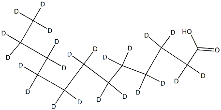 Dodecanoic acid-D23 结构式