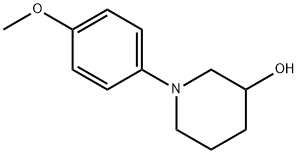 1-(4-Methoxyphenyl)piperidin-3-ol 结构式