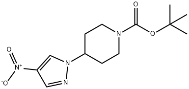 1-(1-BOC-4-哌啶基)-4-硝基吡唑 结构式