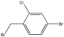 4-溴-2-氯溴苄 结构式