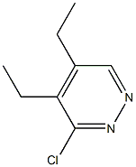 3-chloro-4,5-diethylpyridazine 结构式