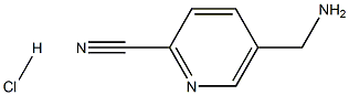 5-(aMinoMethyl)picolinonitrile hydrochloride 结构式