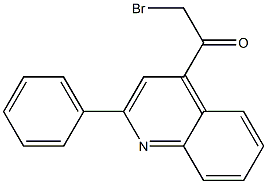 2-broMo-1-(2-phenylquinolin-4-yl)ethanone 结构式