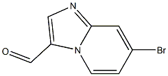 7-溴咪唑并[1,2-A]吡啶-3-甲醛 结构式