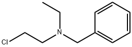 BENZYL(2-CHLOROETHYL)ETHYLAMINE 结构式