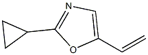 2-cyclopropyl-5-vinyloxazole 结构式