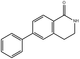 6-苯基-3,4-二氢异喹啉-1(2H)-酮 结构式