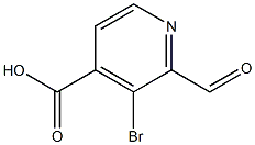 3-broMo-2-forMylisonicotinic acid 结构式