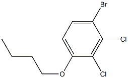 1-BroMo-4-butoxy-2,3-dichlorobenzene 结构式