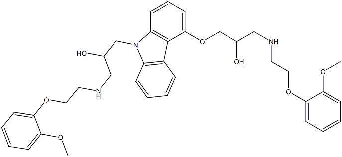 卡维地洛杂质A 结构式