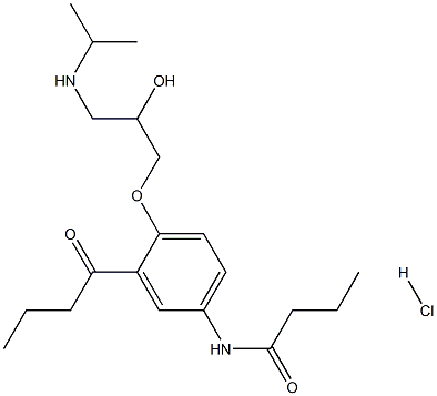 盐酸醋丁洛尔杂质K 结构式