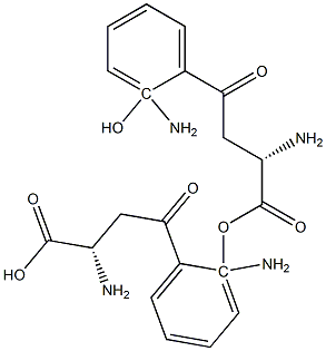 L-2-Hydroxykynurenine L-2-Hydroxykynurenine 结构式