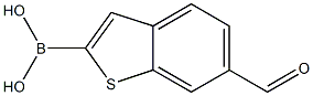 6-forMylbenzo[b]thiophen-2-ylboronic acid 结构式