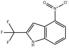 4-硝基-2-(三氟甲基)-1H-吲哚 结构式