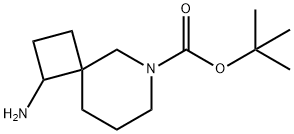 6-Boc-1-aMino-6-azaspiro[3.5]nonane 结构式