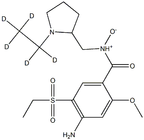 AMISULPRIDE-D5 N-OXIDE 结构式