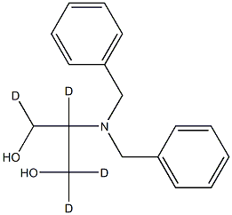 2-[Bis(phenylMethyl)aMino]-1,3-propanediol-d4 结构式