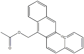 7-AcetoxyMethylbenz[a]anthracene-13C 结构式