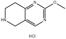 2-Methoxy-5,6,7,8-tetrahydro-pyrido[4,3-d]pyriMidin hydrochloride 结构式