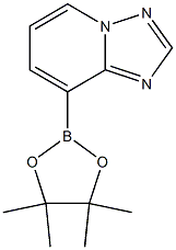 8-(4,4,5,5-TetraMethyl-[1,3,2]dioxaborolan-2-yl)-[1,2,4]triazolo[1,5-a]pyridine 结构式