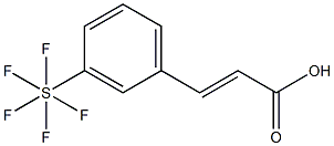 3-(五氟硫代)肉桂酸,97% 结构式