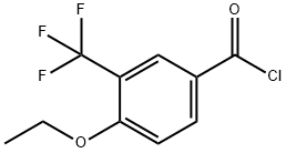 4-乙氧基-3-(三氟甲基)苯甲酰氯 结构式