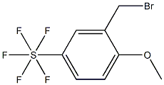 2-甲氧基-5-(五氟硫代)苄基溴,97% 结构式